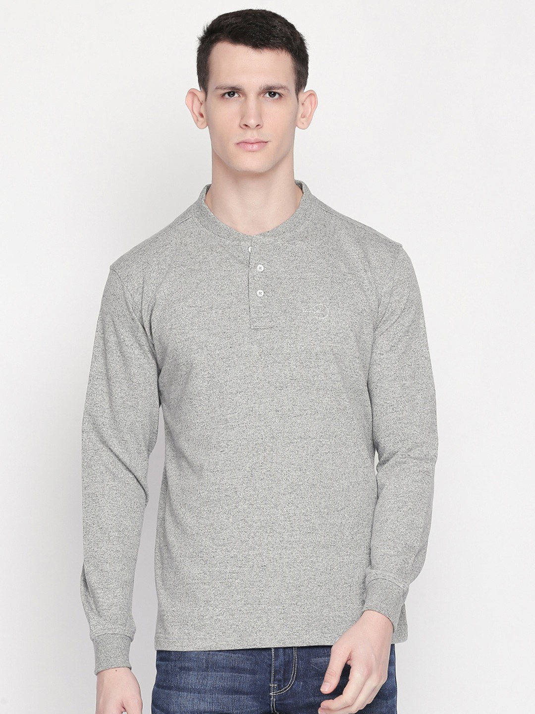 

Status Quo Men Grey Cotton Sweatshirt