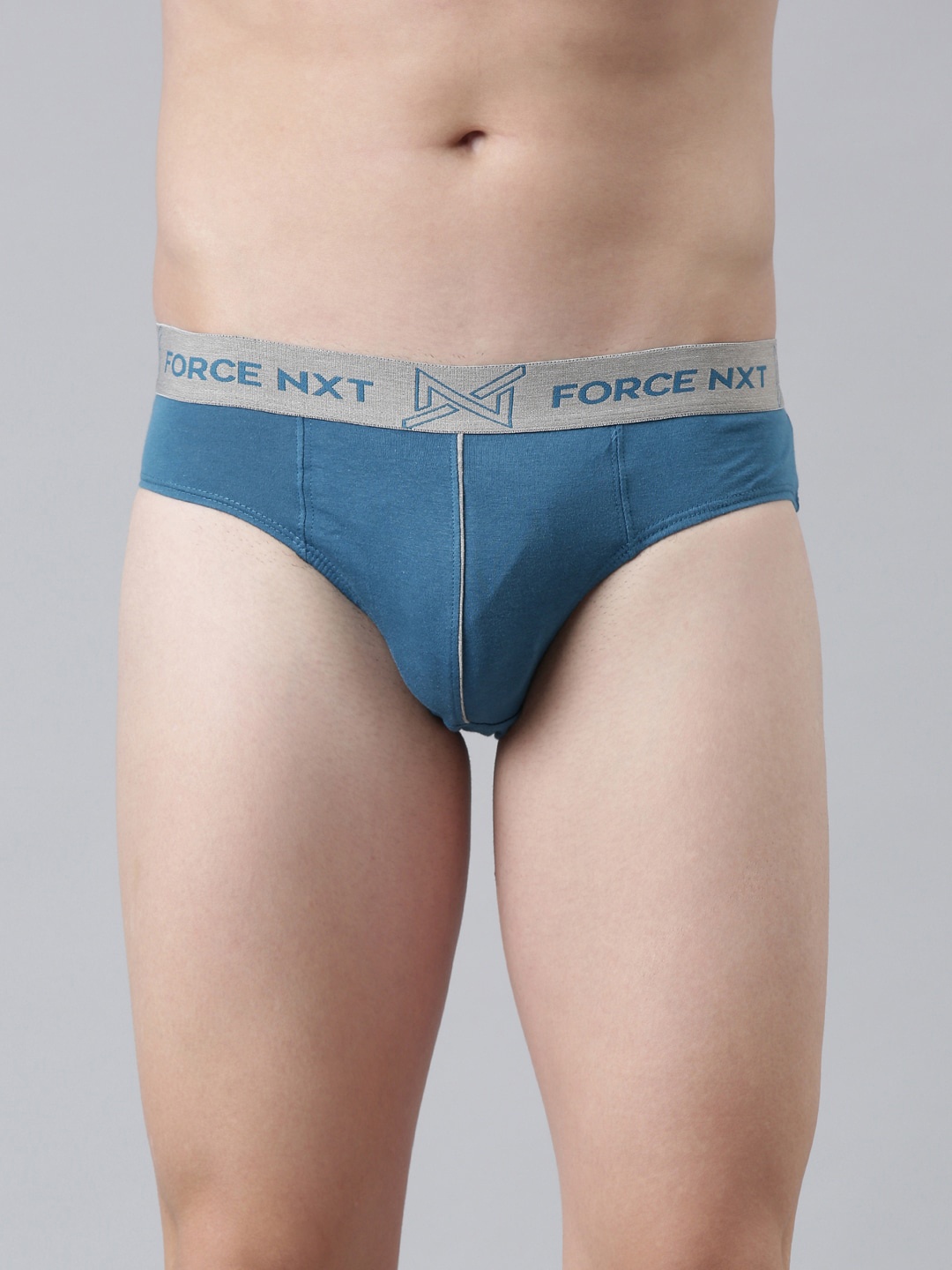 

Force NXT Finez Men Blue Anti Bacterial Basic Briefs