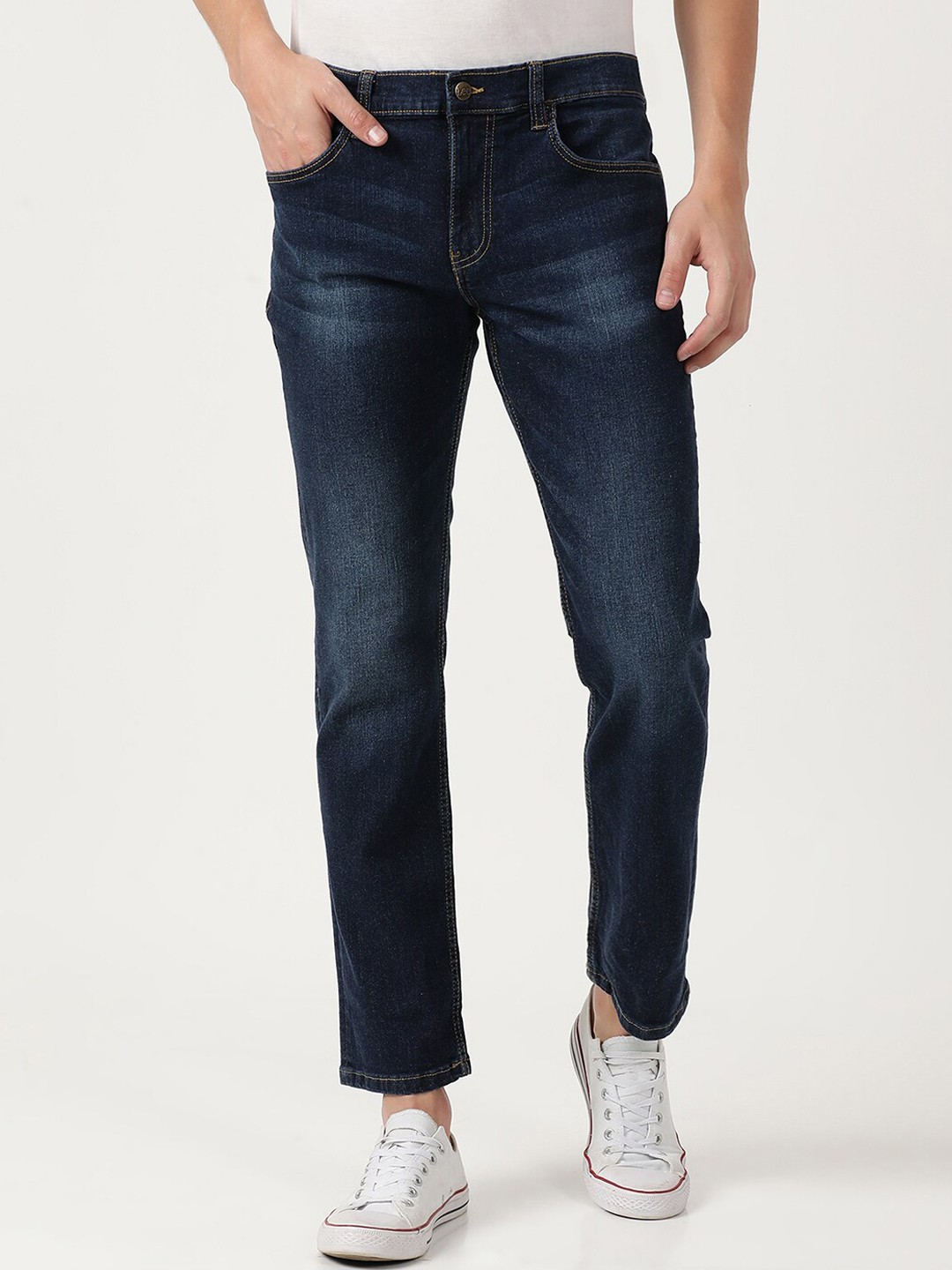 

Lee Men Blue Slim Fit Heavy Fade Stretchable Jeans