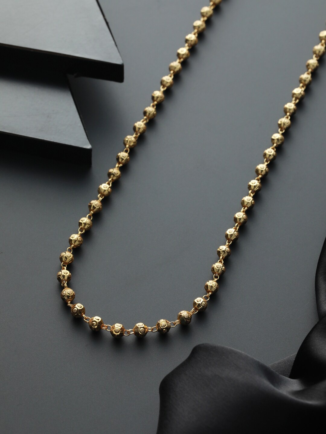 

Priyaasi Women Gold-Toned Brass Gold-Plated Necklace