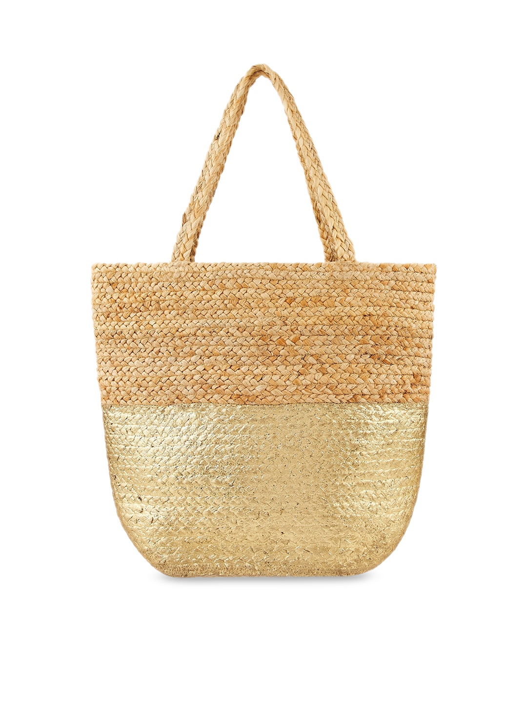 

Accessorize Gold-Toned Oversized Shopper Tote Bag
