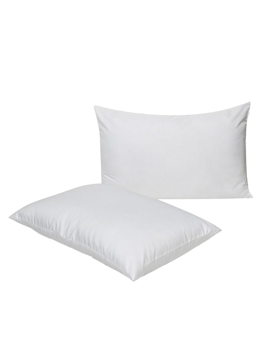 

Welspun Set Of 2 Solid Pillows, White