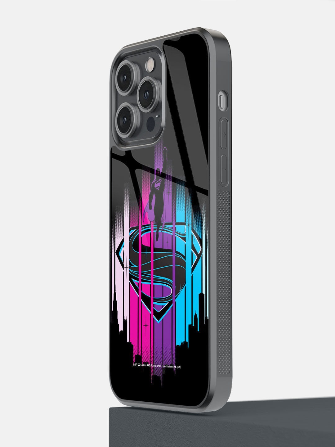 

macmerise Black & Blue Symbol Of Hope Printed iPhone 14 Pro Max Bumper Case