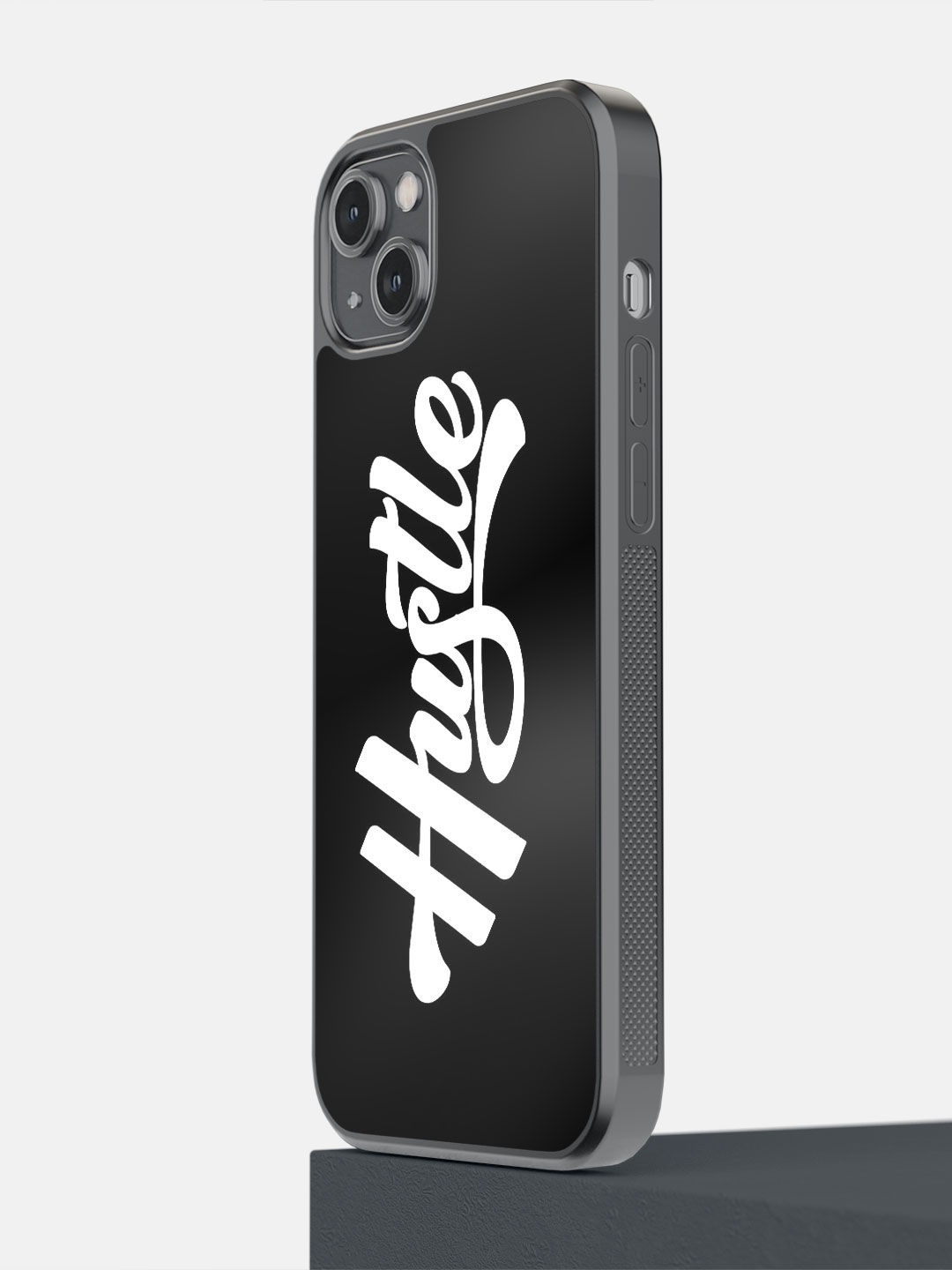 

macmerise Black & White Typography Printed Phone 14 Plus Bumper Case