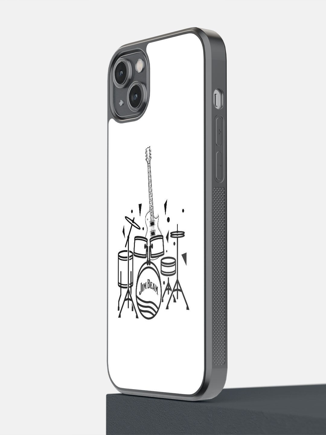 

macmerise White & Black Jim Beam The Band iPhone 14 Plus Phone Cover