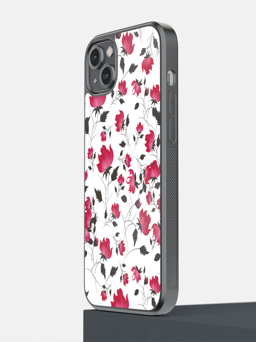 

macmerise White & Pink SK Calliope Flame iPhone 14 Plus Bumper Back Case