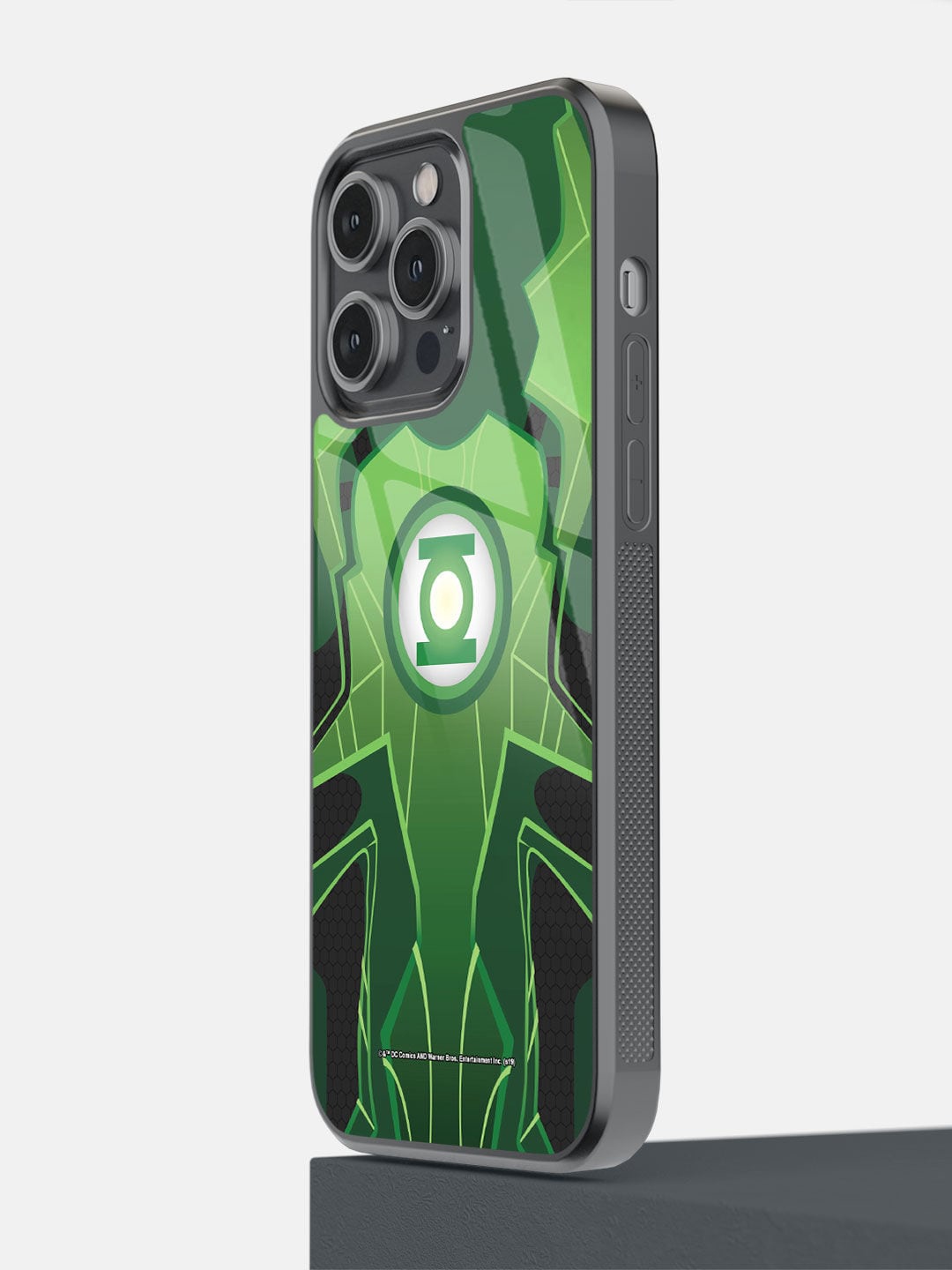 

macmerise Green & Black Suit Up Green Lantern Printed iPhone 14 Pro Max Back Case