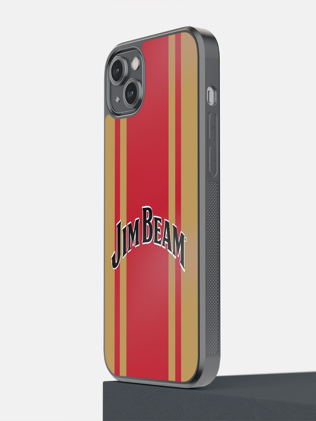 

macmerise Red & Yellow Jim Beam Red Shadow Printed iPhone 14 Plus Phone Covers