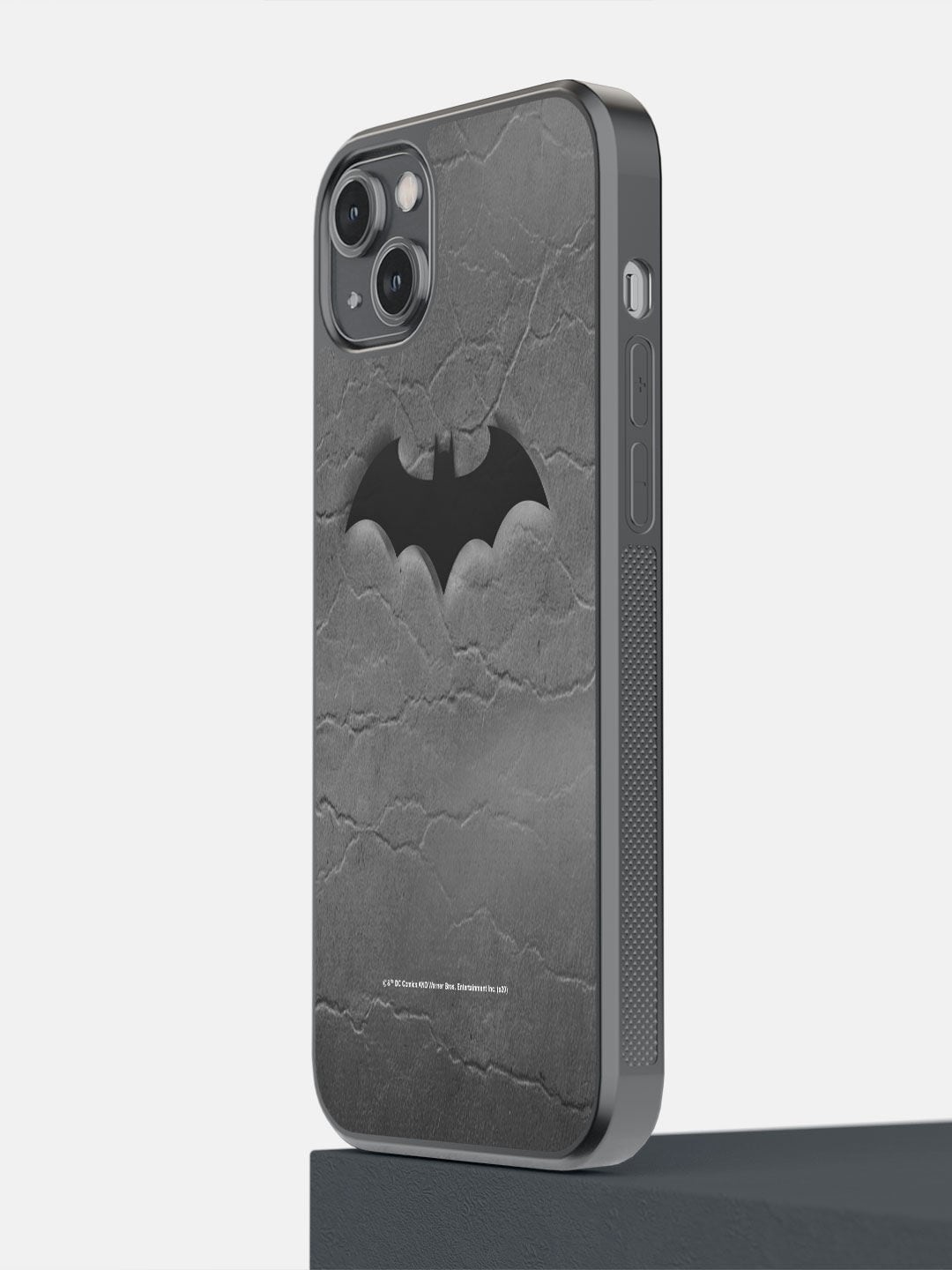 

macmerise Grey Printed Fade Out Batman iPhone 14 Plus Phone Back Case