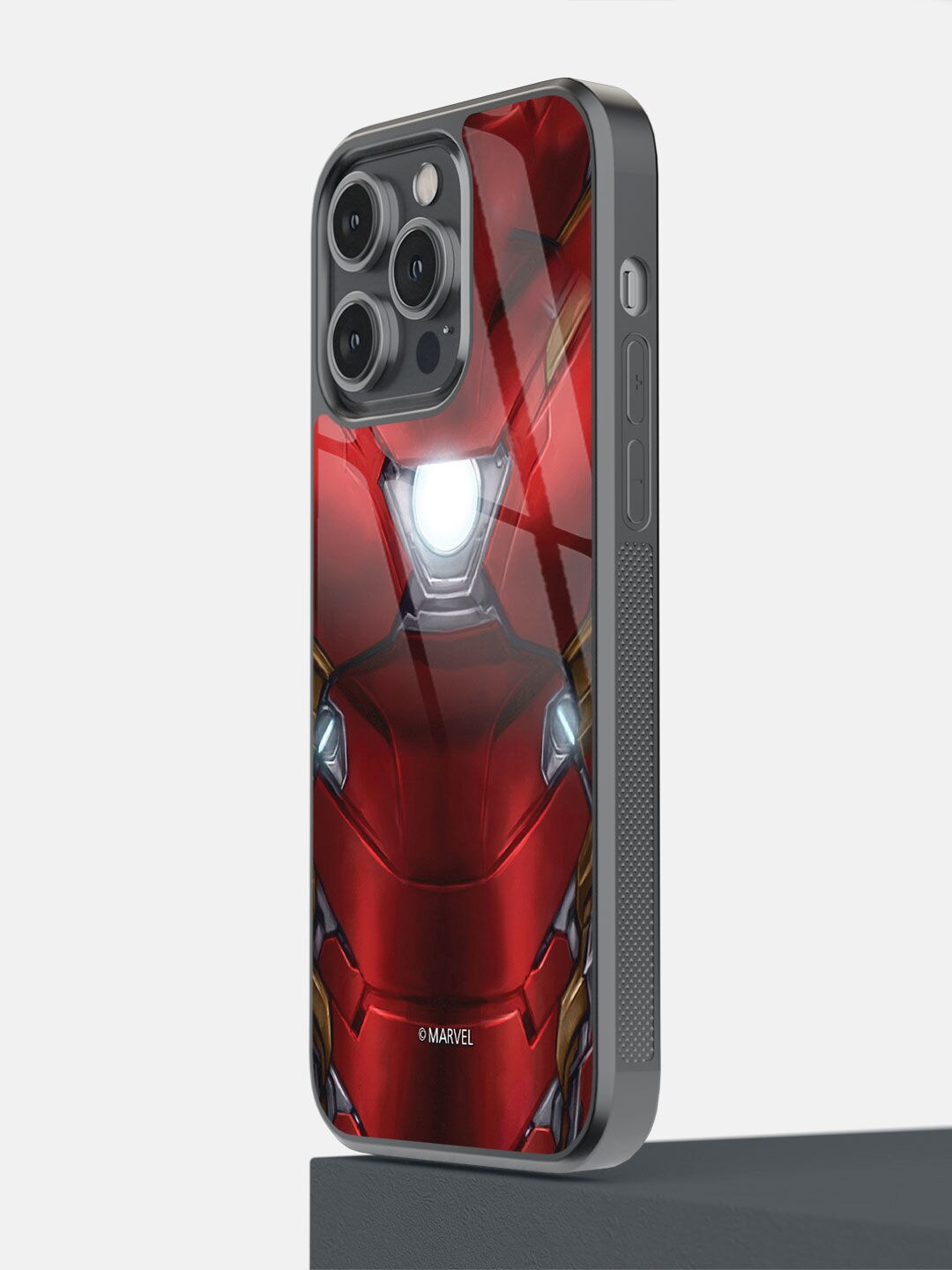 

macmerise Red Suit Up Ironman iPhone 14 Pro Max Bumper Case