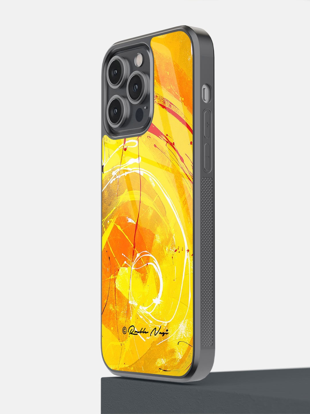 

macmerise Yellow & White Sun Flower iPhone 14 Pro Max Bumper Back Case