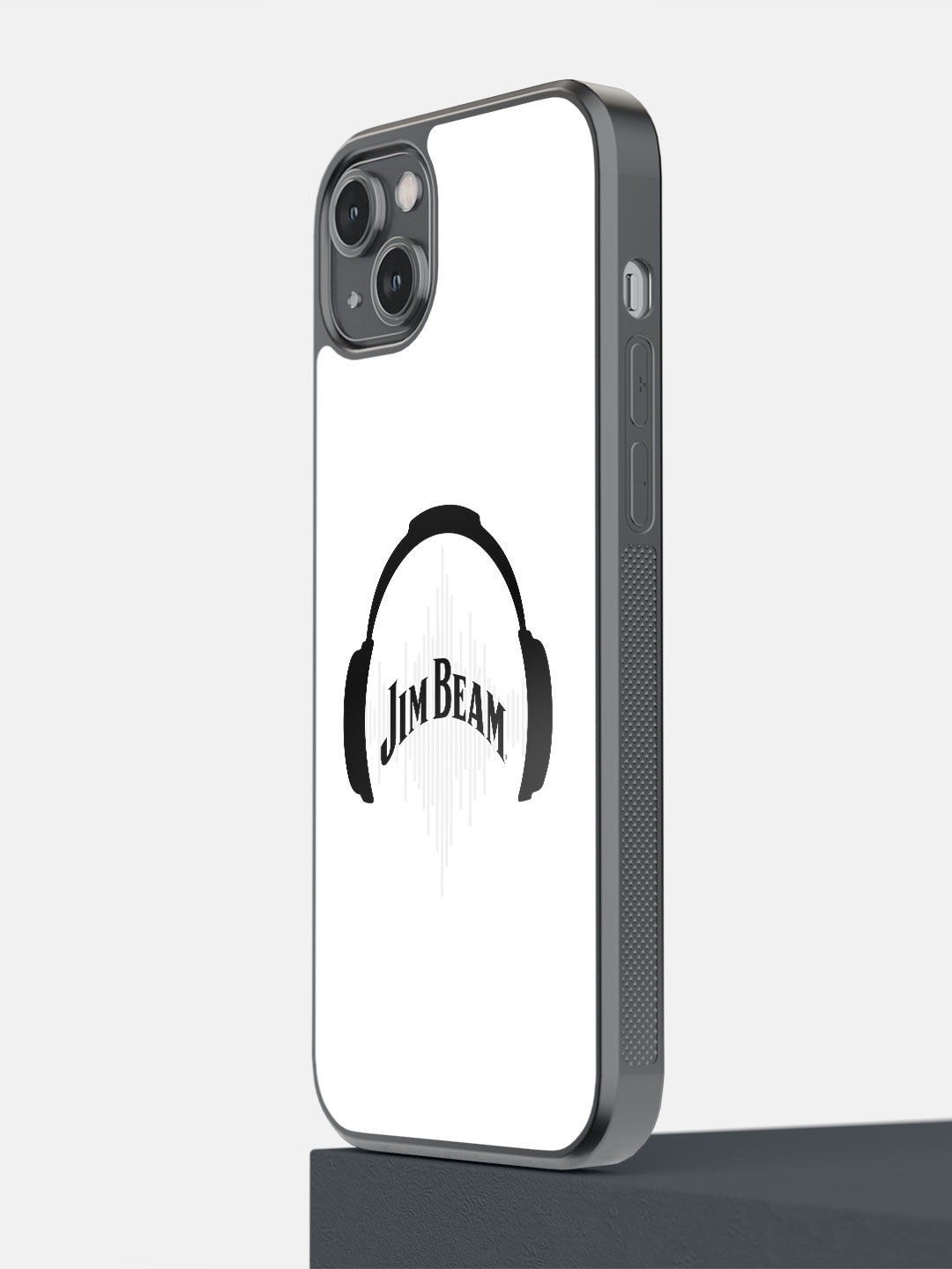 

macmerise White & Black Jim Beam Solid Sound Printed iPhone 14 Plus Phone Covers