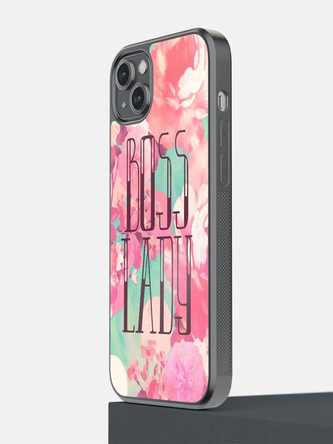 

macmerise Pink Boss Lady Printed iPhone 14 Plus Bumper Case