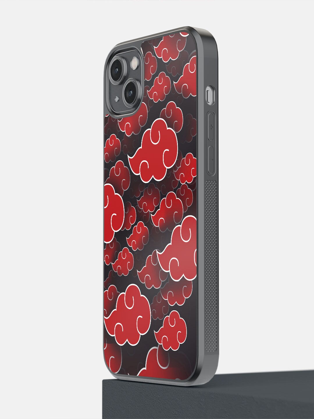 

macmerise Red & Black Akatsuki Clouds Printed iPhone 14 Plus Back Case