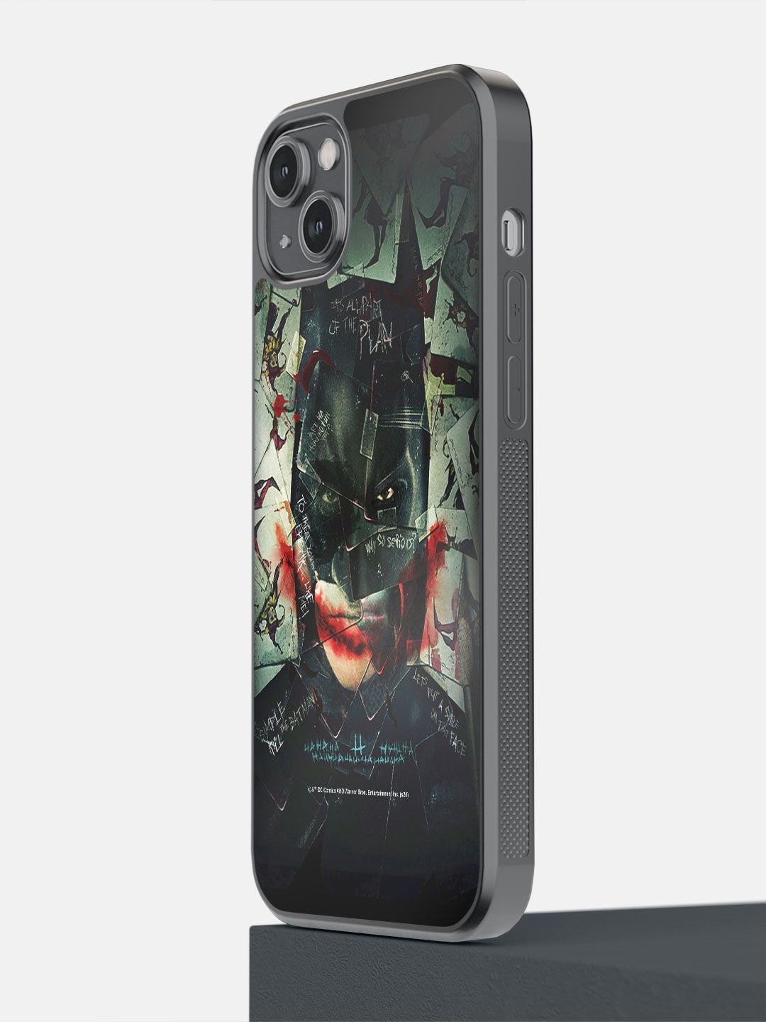 

macmerise Black & Green Bat Joker Printed iPhone 14 Plus Bumper Case