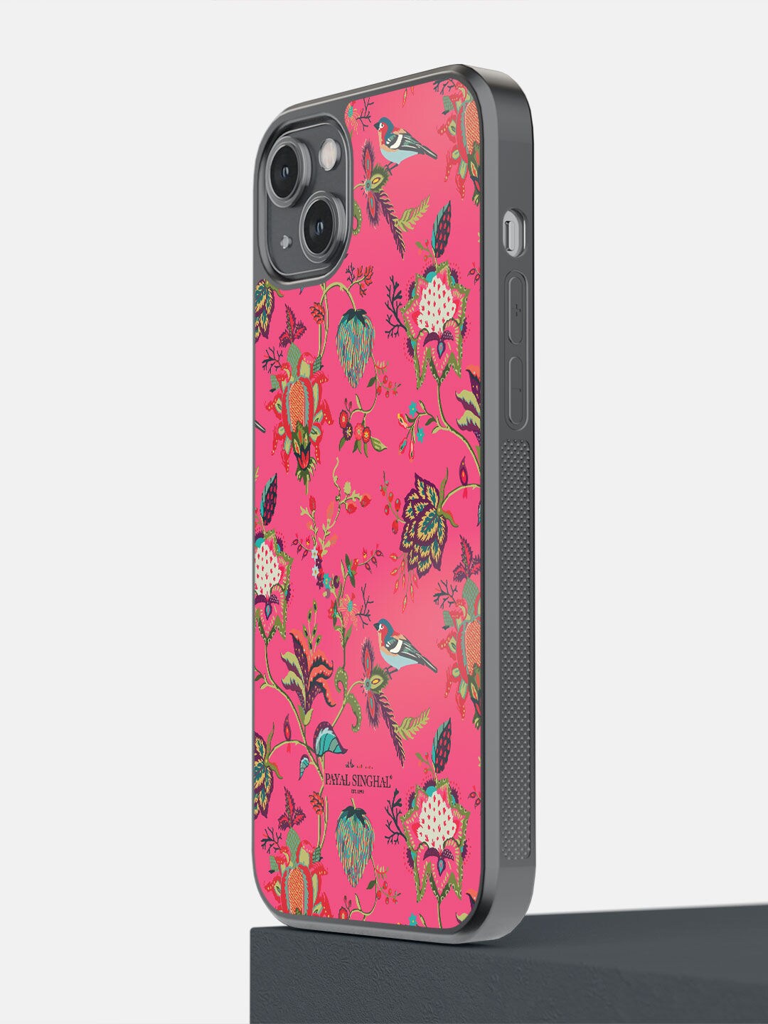 

macmerise Pink & Green Payal Singhal Chidiya iPhone 14 Plus Phone Cover