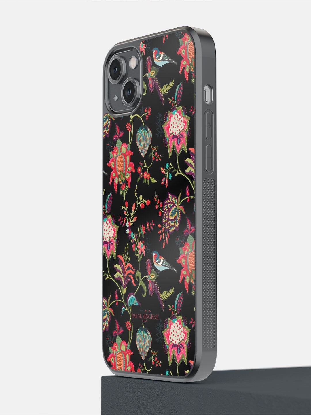 

macmerise Black Printed Payal Singhal Chidiya iPhone 14 Plus Phone Back Case