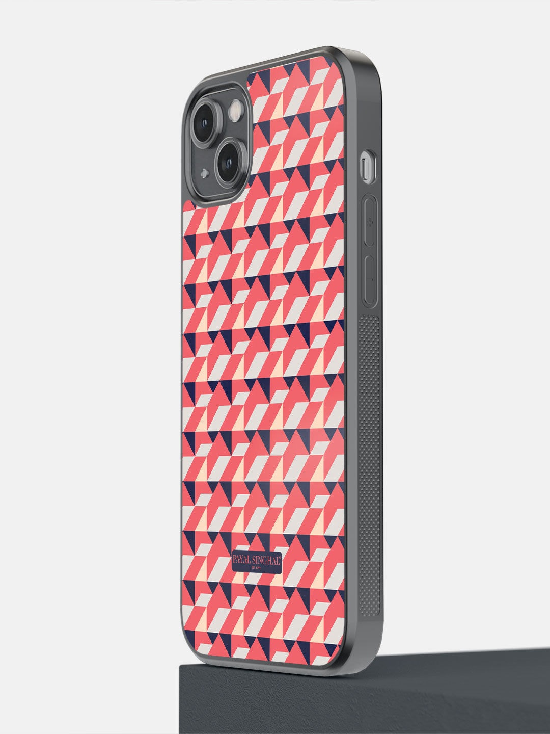 

macmerise Coral & Navy blue Payal Singhal iPhone 14 Plus Back Case