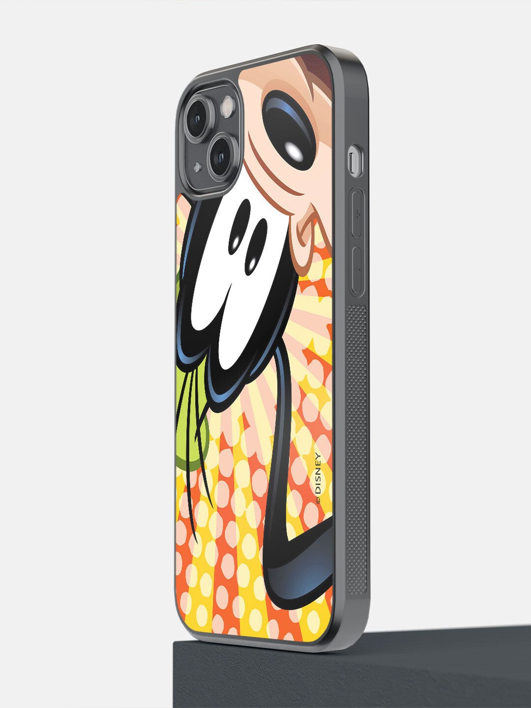

macmerise Cream-Colored Goofy Upside Down iPhone 14 Plus Mobile Back Case