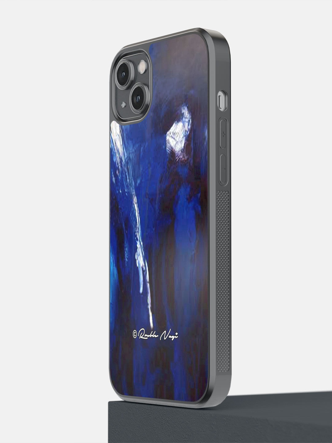 

macmerise Blue Rainfall iPhone 14 Plus Mobile Back Case