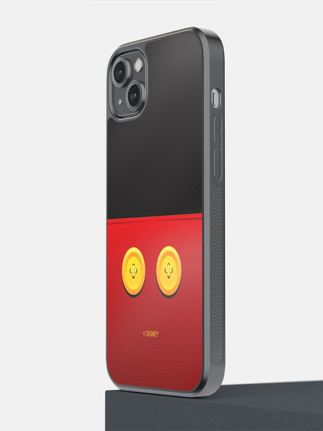 

macmerise Red & Black Printed iPhone 14 Plus Bumper Back Case