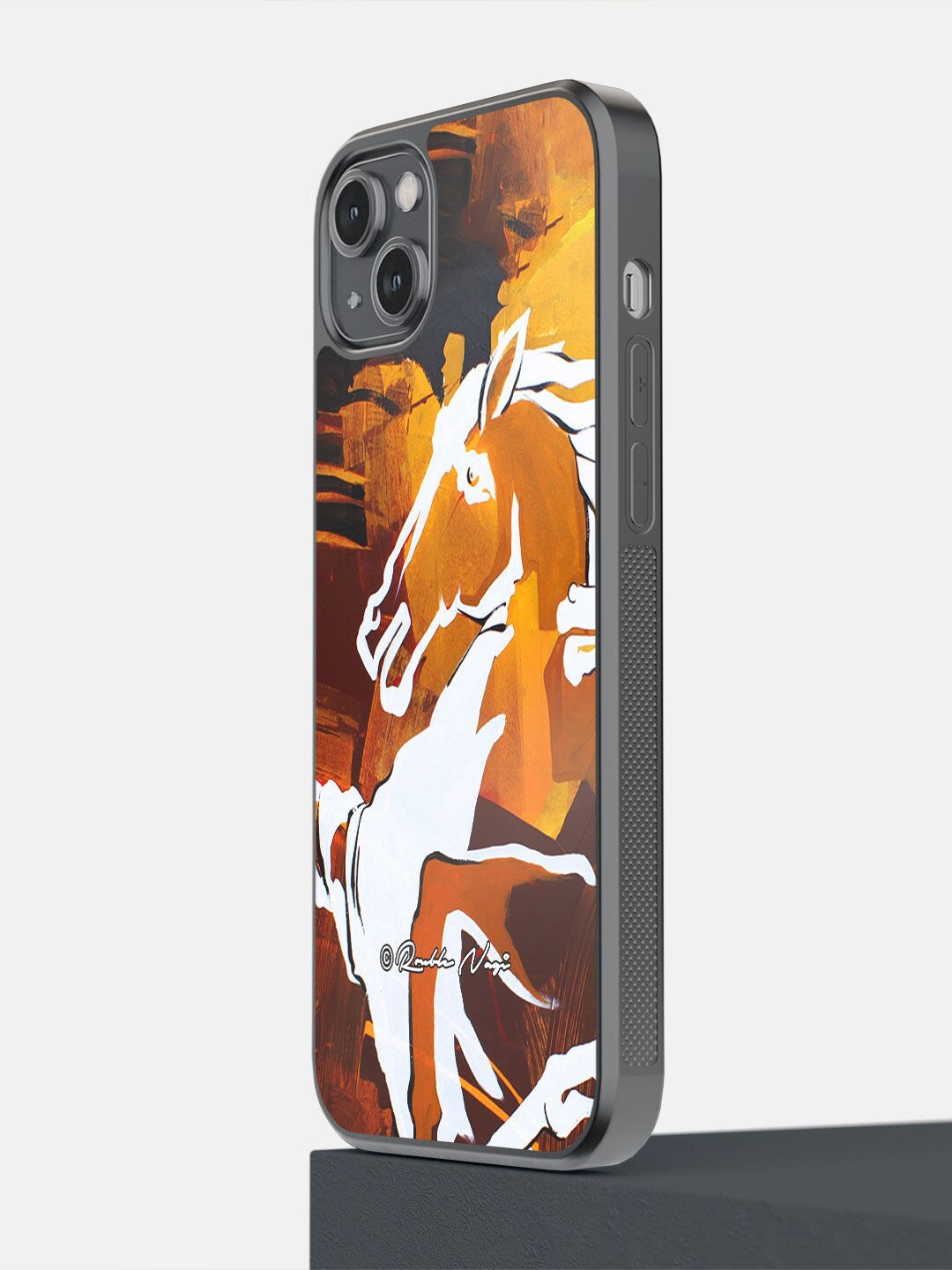 

macmerise Brown & White Glory Run iPhone 14 Plus Back Case