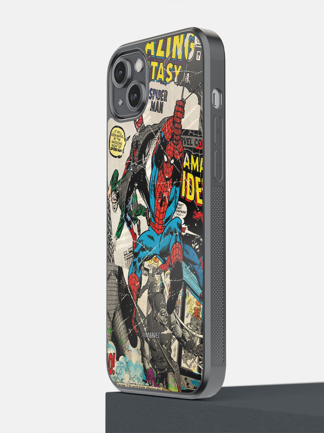 

macmerise Black & Red Comic Spidey iPhone 14 Plus Mobile Back Case