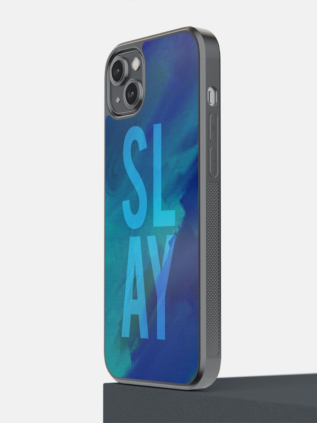 

macmerise Blue Typography Print Polycarbonate iPhone 14 Plus Phone Back Case