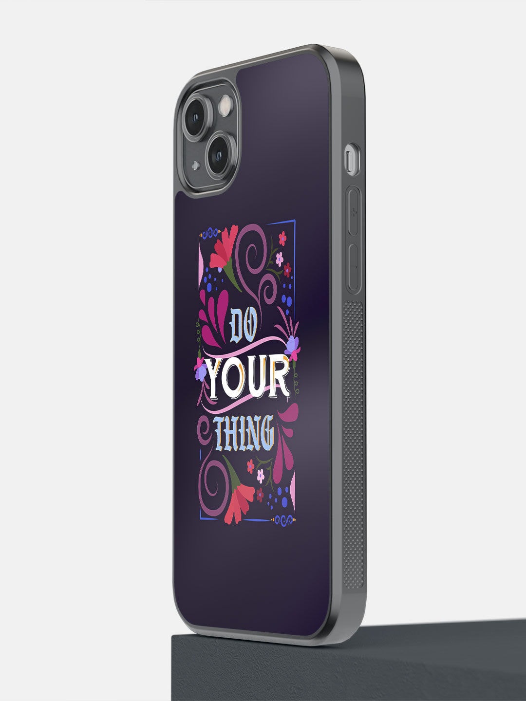 

macmerise Purple & White Do Your Thing Printed iPhone 14 Plus Phone Covers