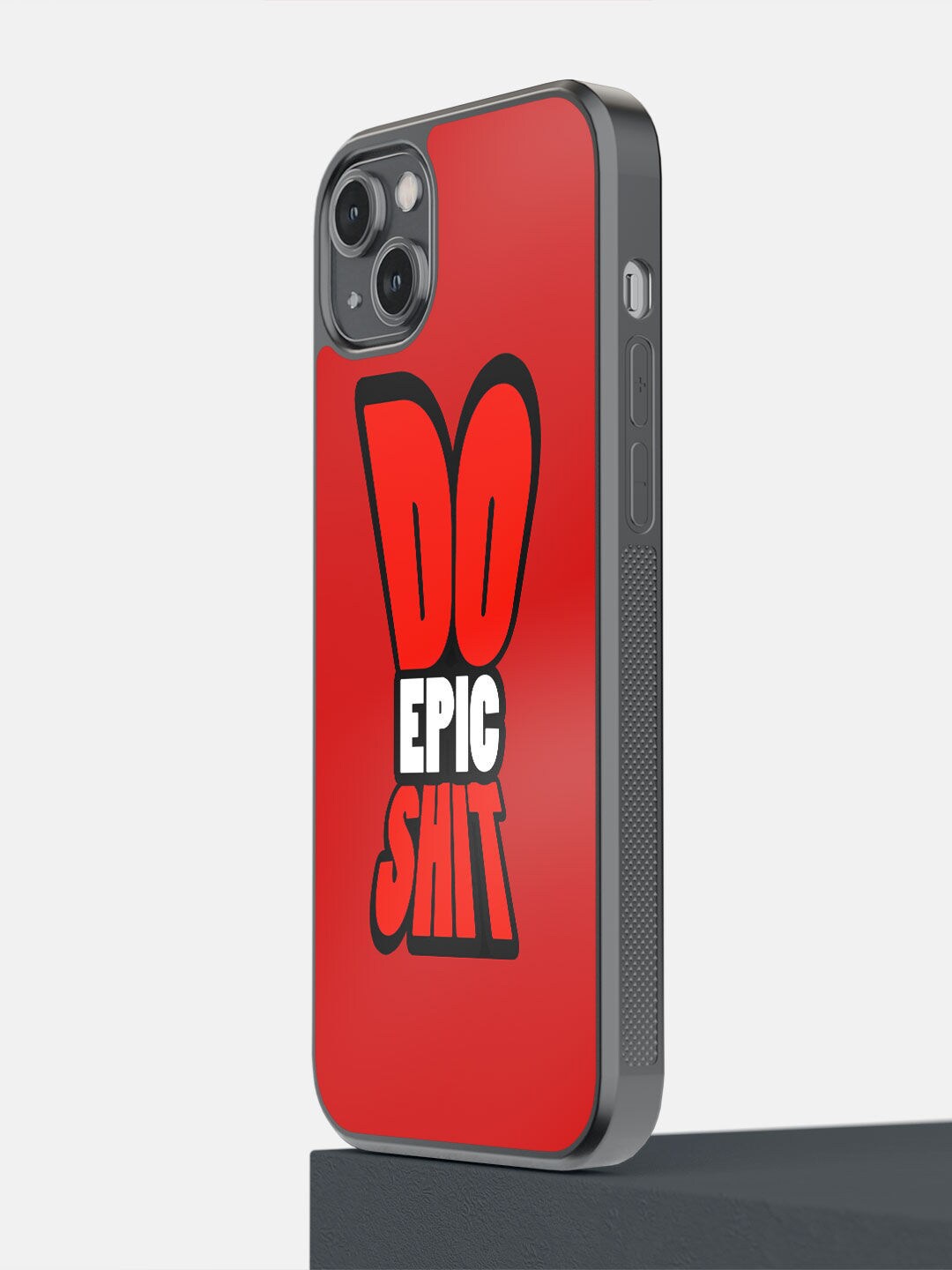 

macmerise Red Do Epic Shit Printed iPhone 14 Plus Bumper Case