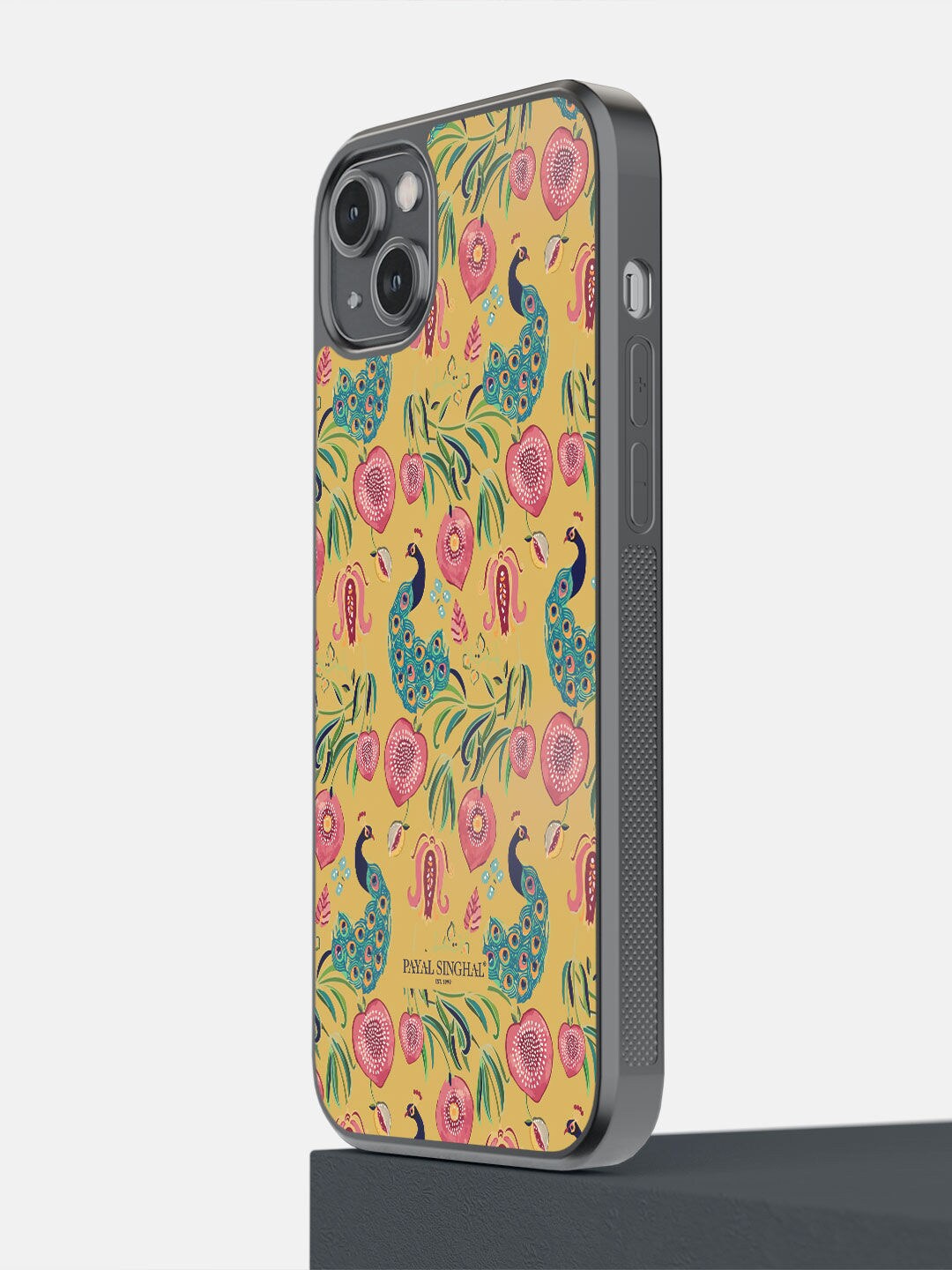 

macmerise Mustard Yellow Payal Singhal Anaar and Mor iPhone 14 Plus Mobile Back Case