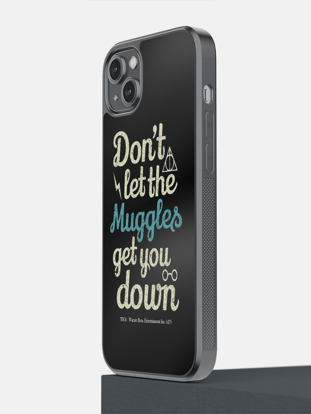 

macmerise Black Muggle Theory Printed iPhone 14 Plus Bumper Case