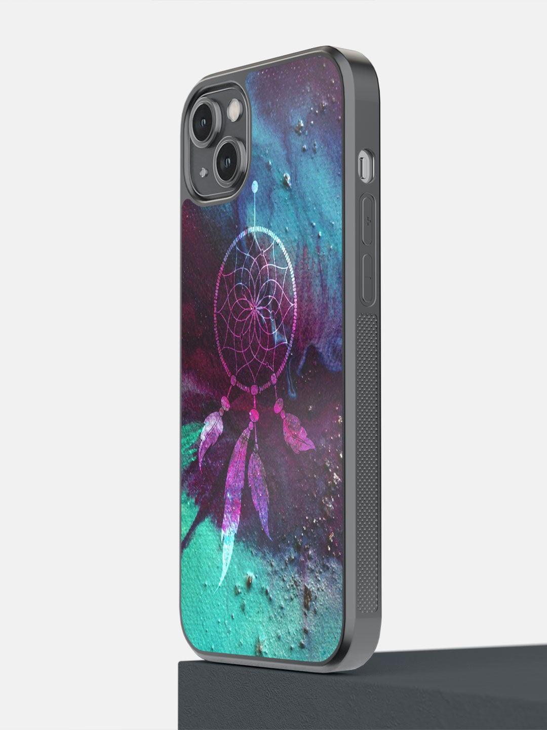 

macmerise Purple Abstract Print Ploycarbonate iPhone 14 Plus Phone Back Case