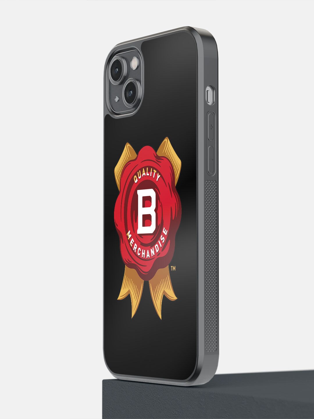 

macmerise Black & Red Jim Beam Rosette iPhone 14 Plus Back Case