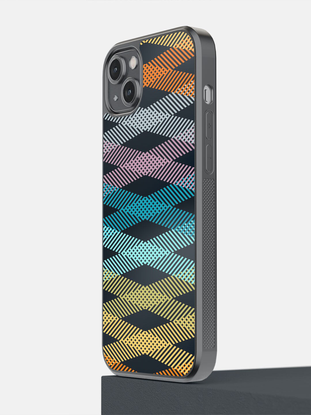 

macmerise Black Intertwined iPhone 14 Plus Mobile Back Case