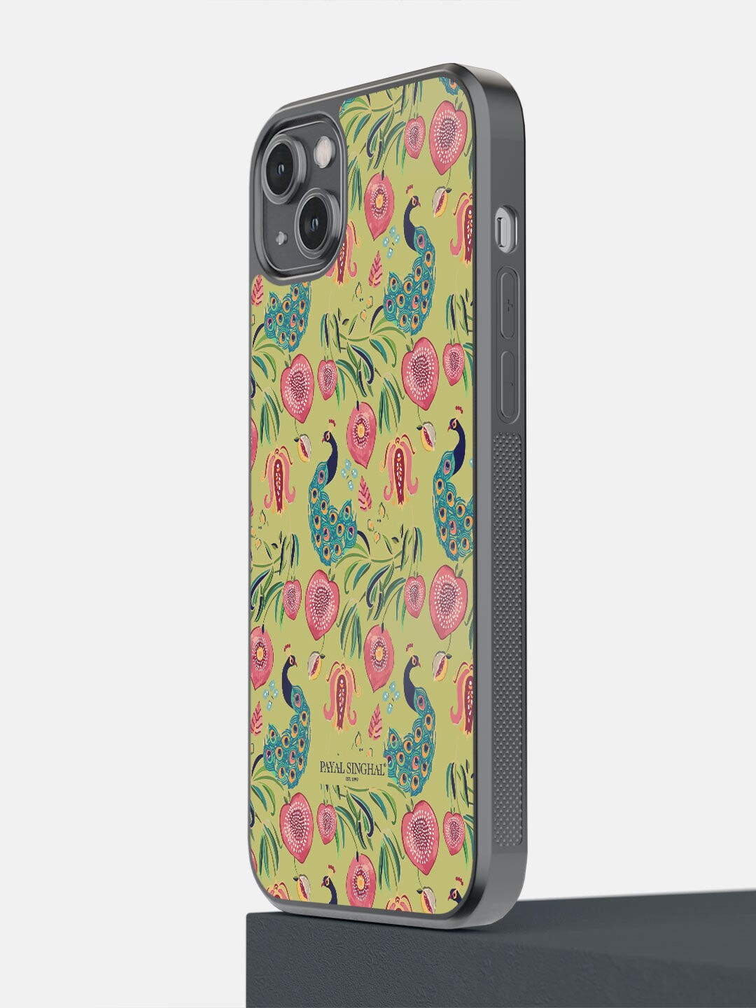 

macmerise Olive & Red Quirky Printed Polycarbonate iPhone 14 Plus Phone Back Case