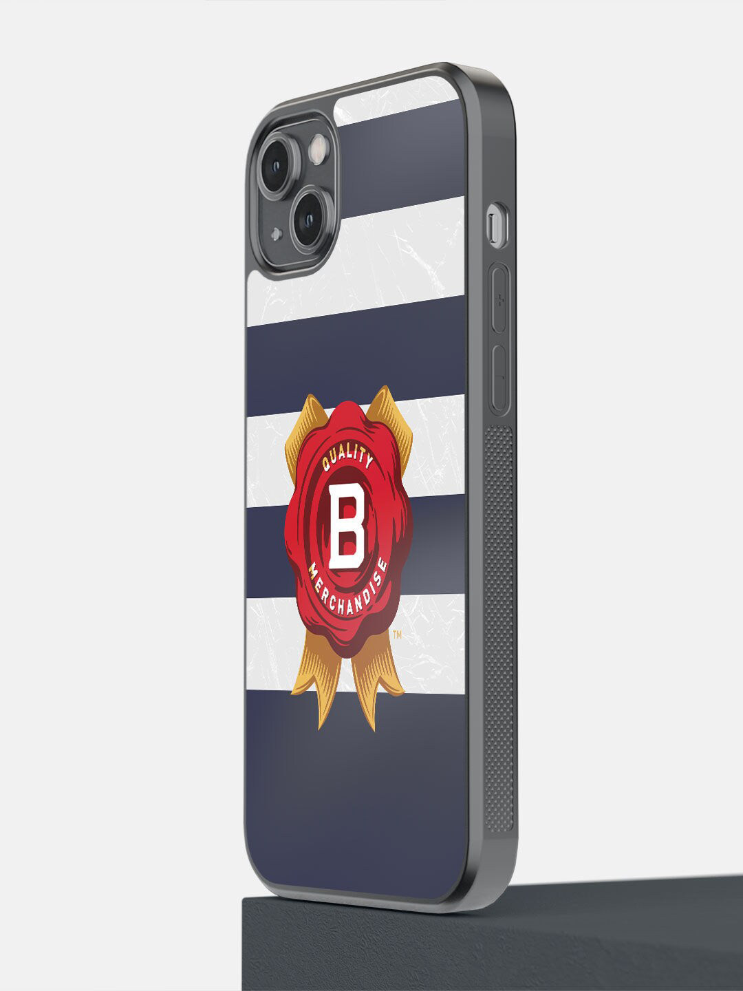 

macmerise Blue Jim Beam Cabana Stripes iPhone 24 Plus Mobile Back Case