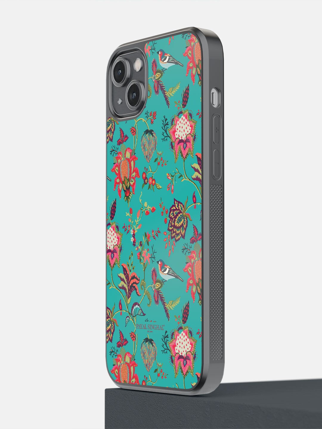 

macmerise Teal Green & Pink Payal Singhal Chidiya iPhone 14 Plus Back Case