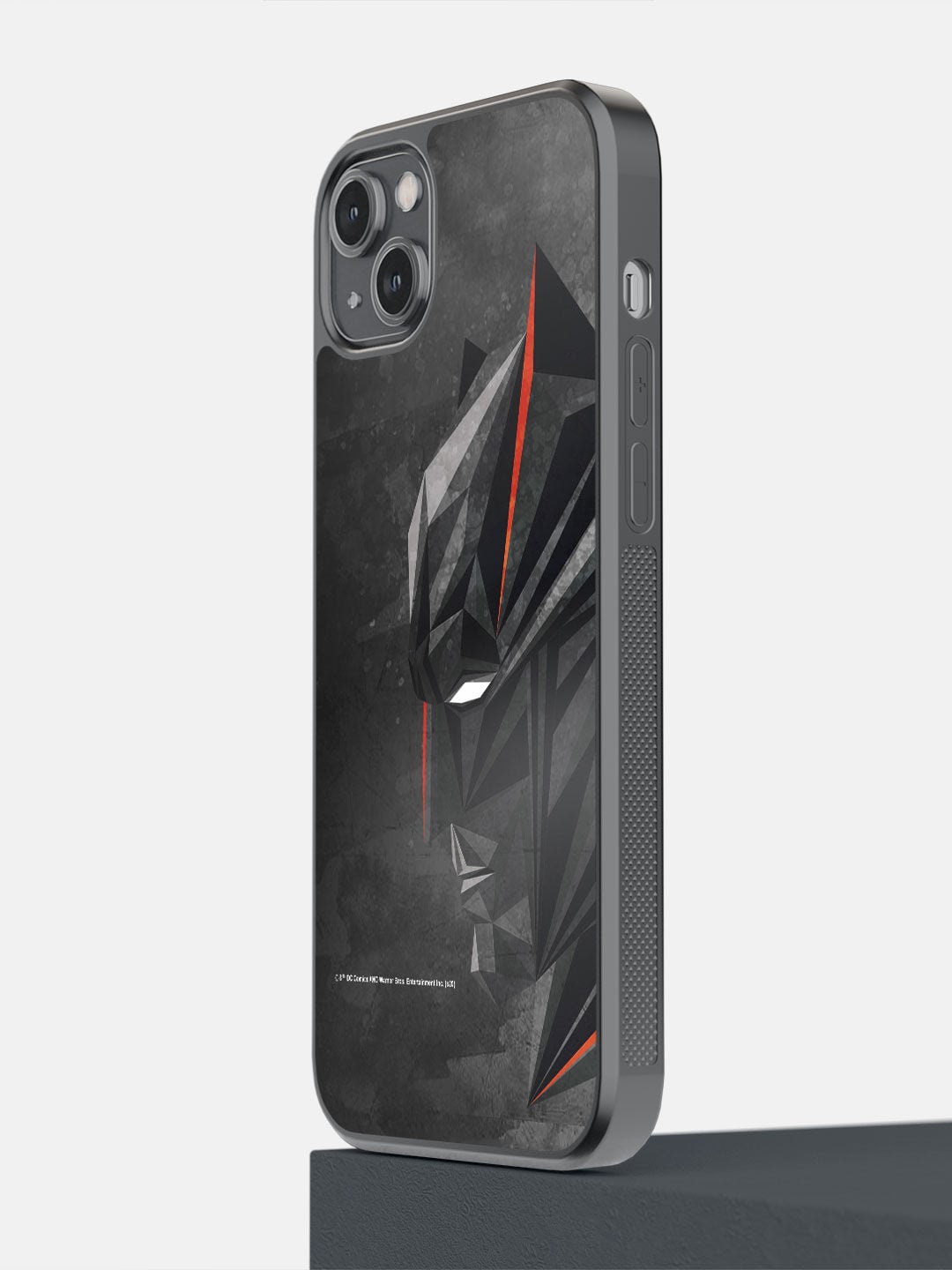 

macmerise Black Batman Printed iPhone 14 Plus Bumper Case
