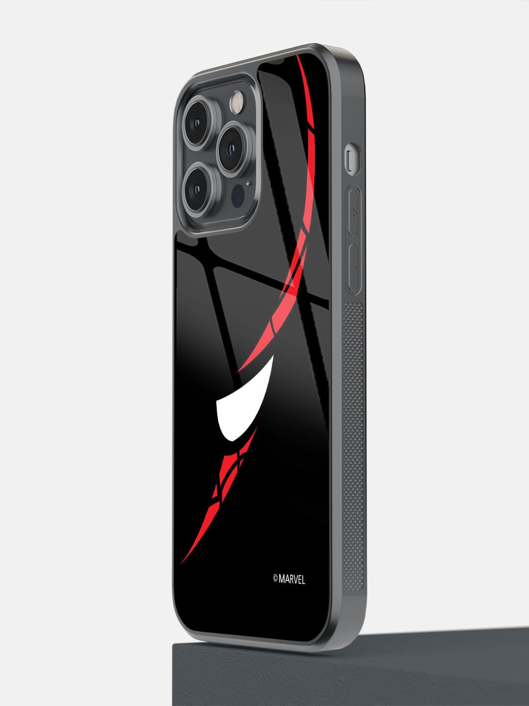 

macmerise Black The Amazing Spiderman Printed iPhone 14 Plus Bumper Case