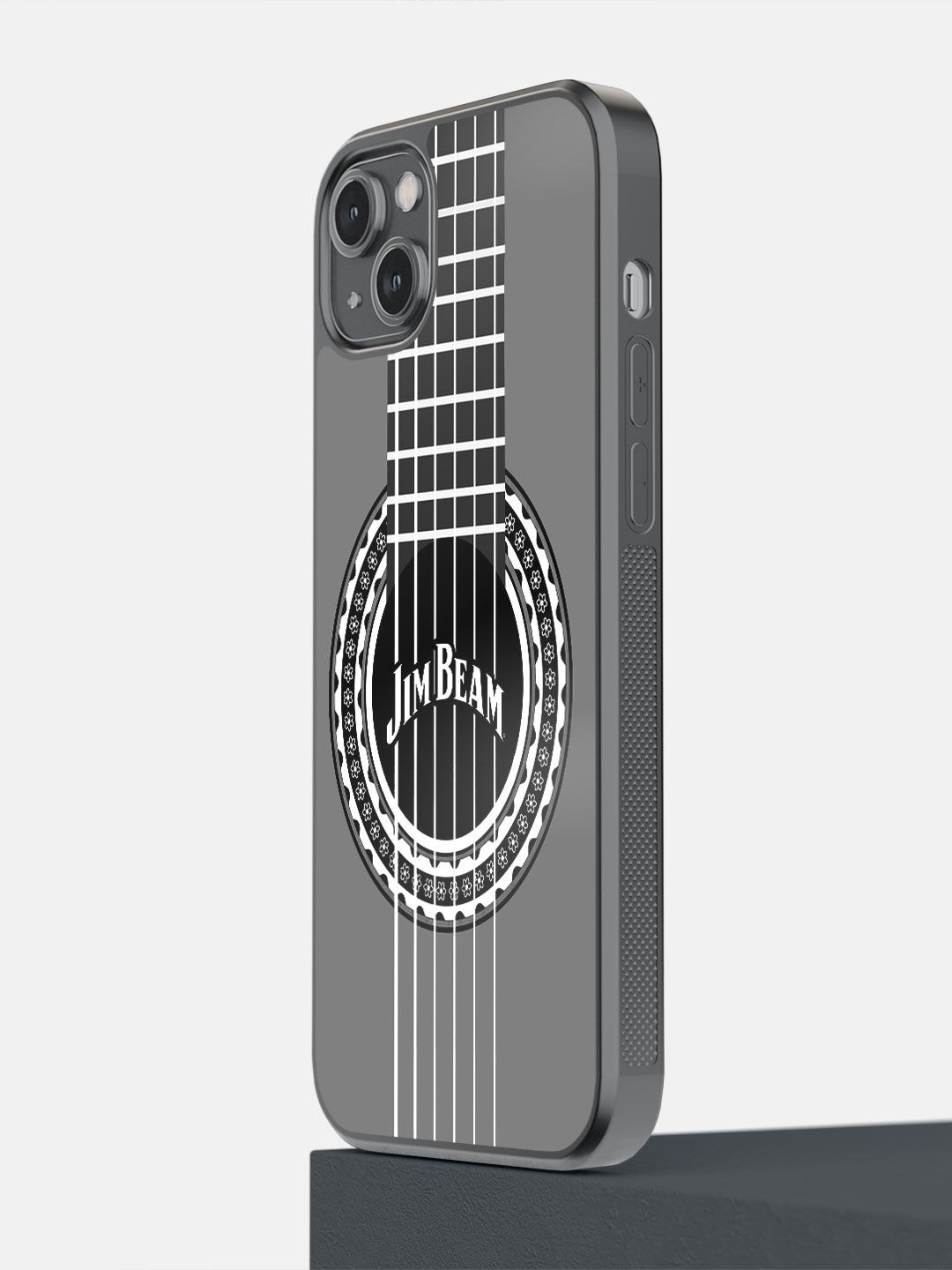 

macmerise Black & Grey Jim Beam Rock On Printed iPhone 14 Plus Mobile Phone Case