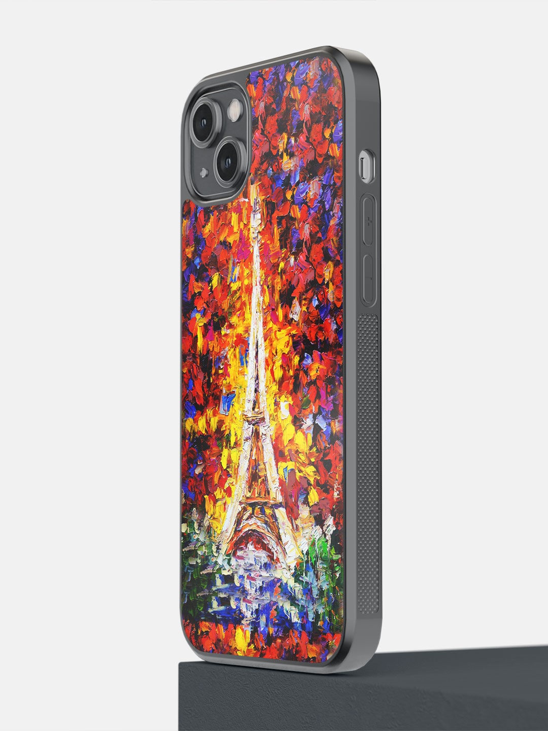 

macmerise Red & Yellow Printed Artistic Eifel iPhone 14 Plus Phone Back Case