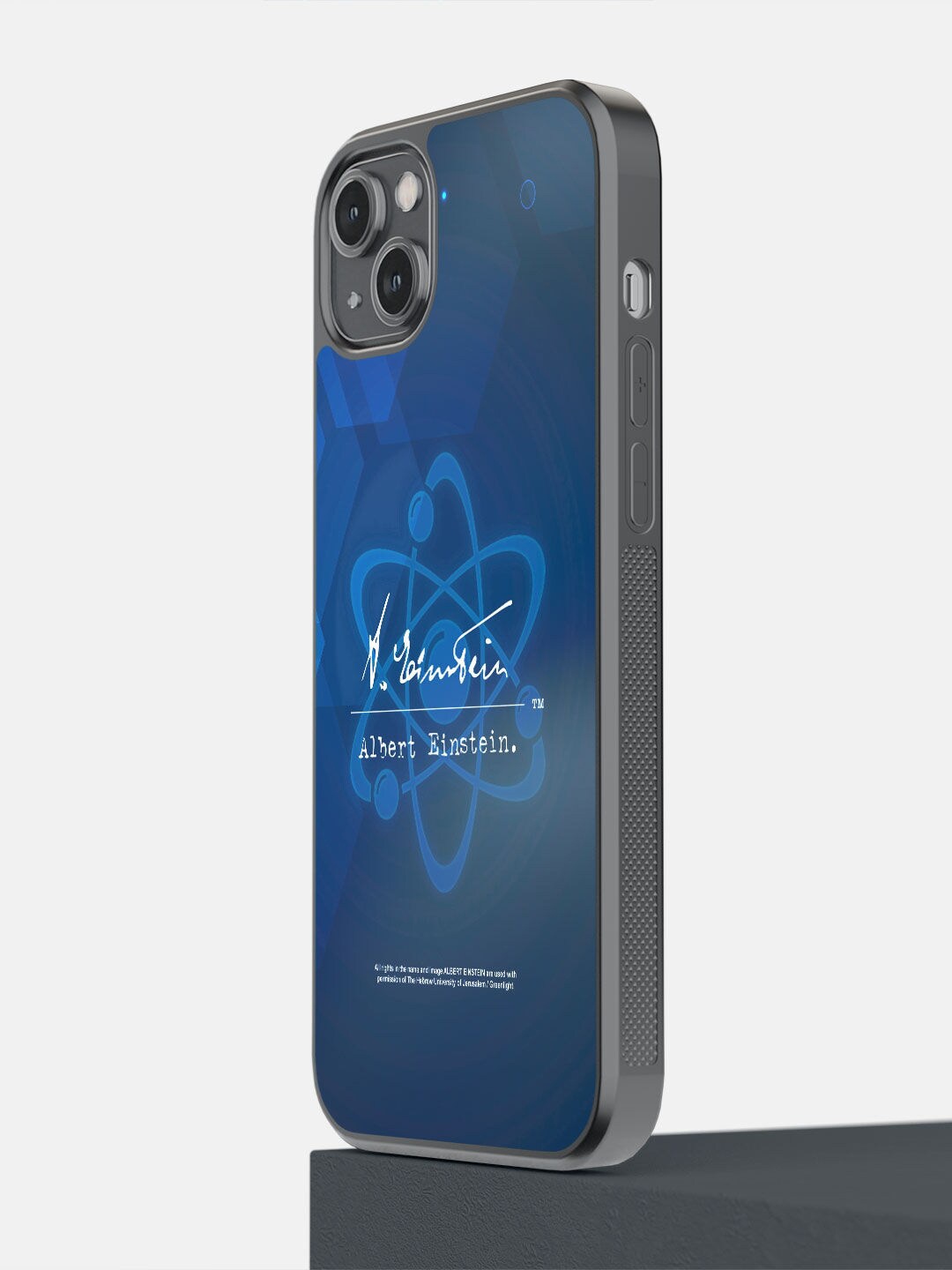 

macmerise Blue Printed iPhone 14 Plus Bumper Back Case
