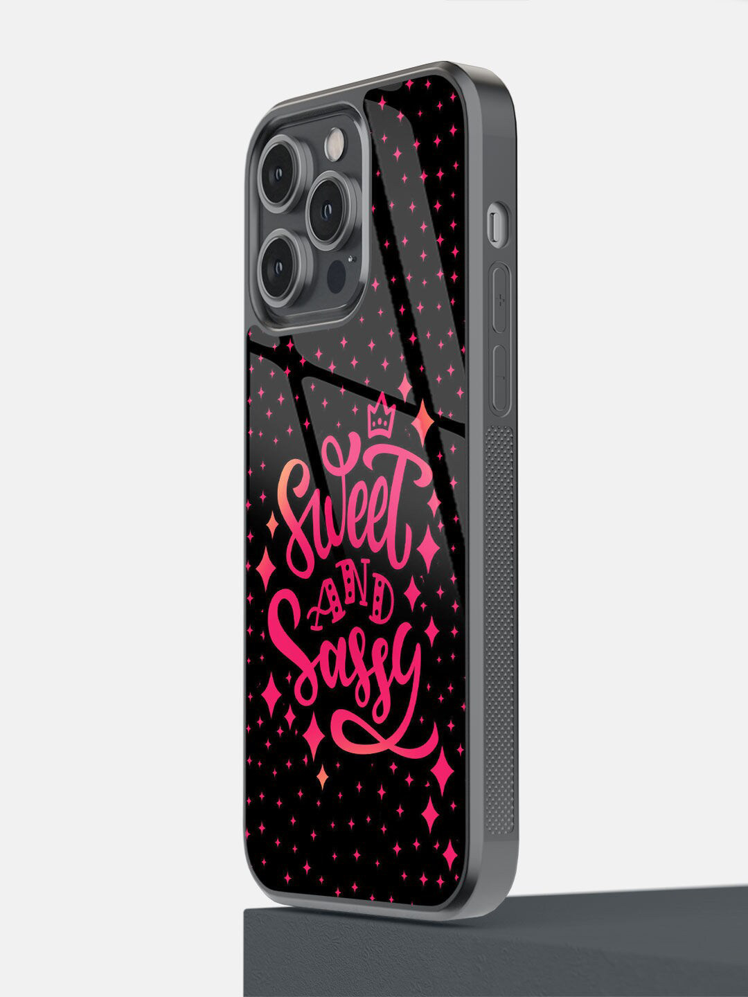 

macmerise Black Printed iPhone 14 Pro Max Bumper Case