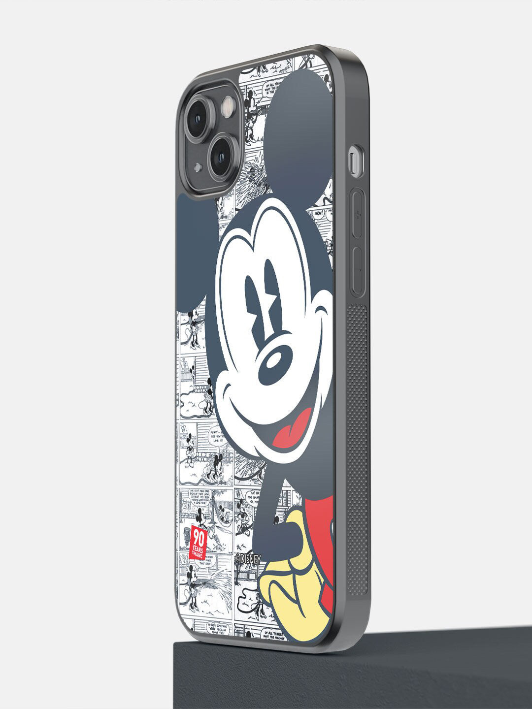 

macmerise White & Black Mickey Comicstrip iPhone 14 Plus Bumper Back Case