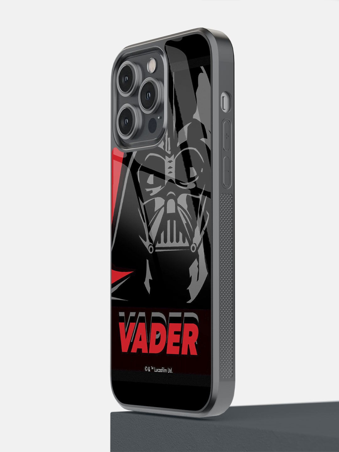 

macmerise Grey & Red Vader Printed iPhone 14 Pro Max Back Case