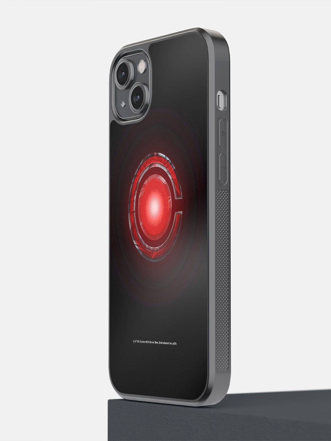 

macmerise Black Logo Cyborg Printed iPhone 14 Plus Bumper Phone Back Case