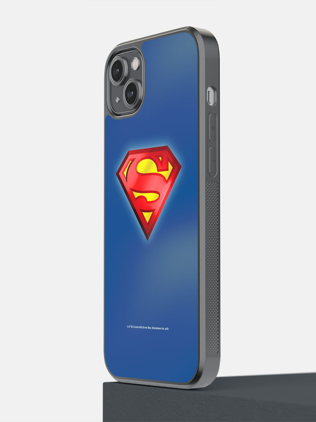 

macmerise Blue & Red Printed Superman Logo iPhone 14 plus Back Cover