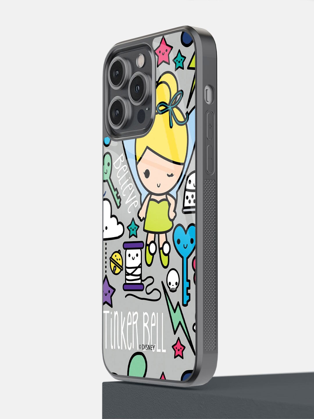 

macmerise Grey Printed iPhone 14 Pro Max Bumper Back Case