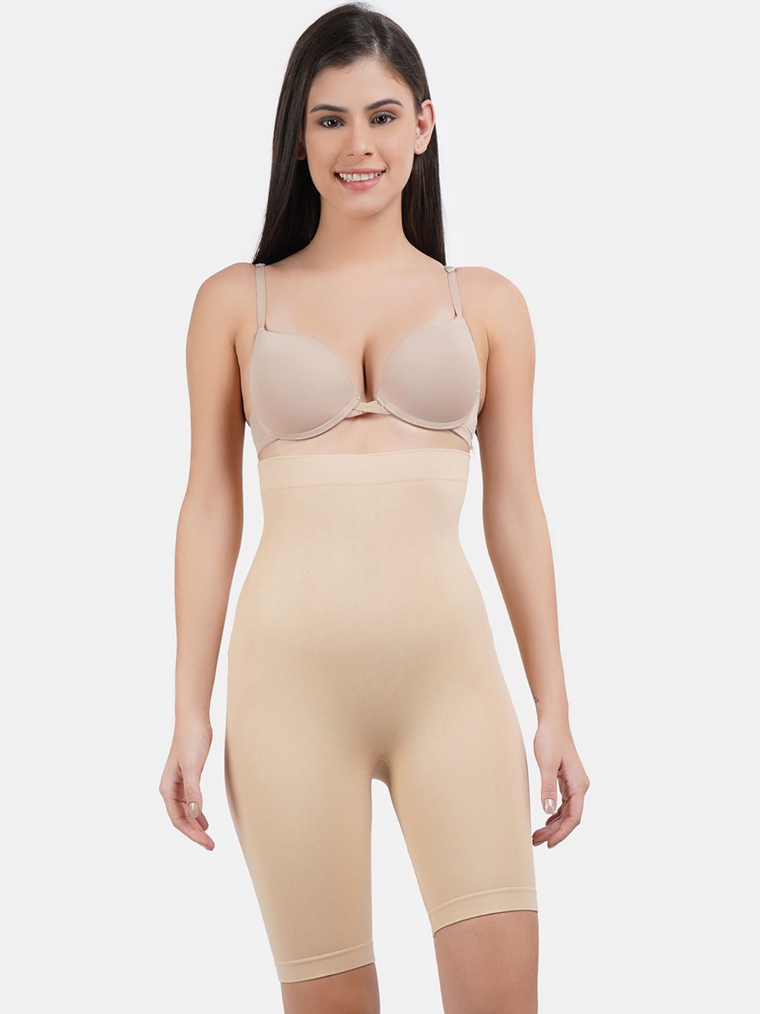 

Hill Islands Women Beige Tummy & Thigh Shapewear